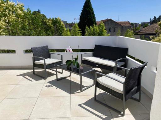 Appartement Terrasse Panoramique Hopitaux Et Facultes Montpellier Exteriör bild